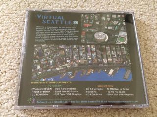 Virtual Seattle 99 Interactive Edition PC Game and Screensaver 1999 - Rare 3