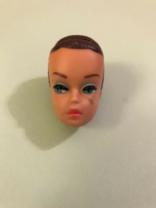 Vintage Mattel Fashion Queen Barbie Doll Head 834 1968