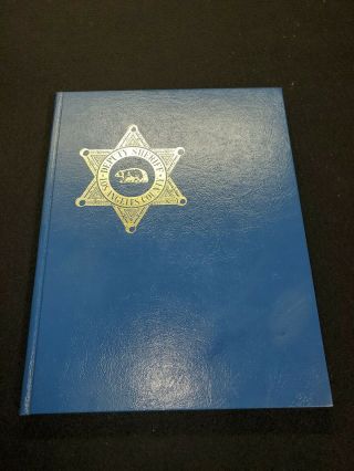 Rare 1956/1983 Los Angeles County Sheriff Commemorative Owned By Retired Sheriff