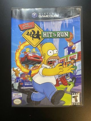 The Simpsons: Hit & Run (gamecube,  2003) Cib Rare And