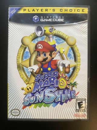 Nintendo Gamecube Mario Sunshine Rare And Fast