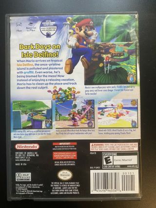 Nintendo Gamecube Mario Sunshine Rare And Fast 2