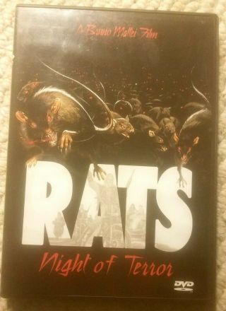 Rats: Night Of Terror Insane Bruno Mattei Dvd 2002 Oop Rare Like