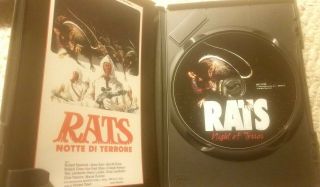 RATS: NIGHT OF TERROR Insane Bruno Mattei DVD 2002 OOP Rare Like 2