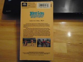 RARE OOP Bingo Long baseball VHS film Richard Pryor Billy Dee Williams STAR WARS 2