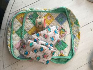 Vintage Cabbage Patch Diaper Bag,  Two Diapers,  Sippy Cup