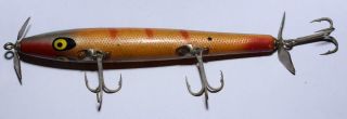 Vintage Smithwick Devils Horse Wood Fishing Lure/bait - 5 1/2 " Body -