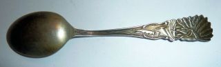 1910s Silver SPOON Native American Indian Design BOOTHBAY HARBOR Maine ME Chief 3