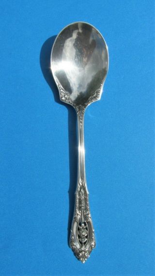 Wallace Sterling Silver 925 Rose Point Sugar Spoon 6 1/8 Mirror Finish No Monogr