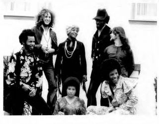 (102) Sly & Family Stone Rare 8x10 " B&w Publicity Photo Circa 1970