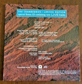 The Cranberries - Limited Edition Bonus Cd Containing Rare Live Tracks Rare