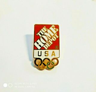 Old Rare Lapel Pin Badge From The Usa Olympic Committee - Spons.  Home Depot