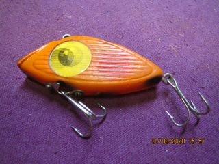 Vintage Herters Big Eye By Optics Fishing Lures 2 1/4 Inch Body
