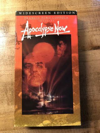 Rare Oop Apocalypse Now Widescreen Edition Vhs Video Tape Francis Ford Coppola