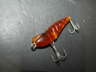 Vintage Lucky Lure Shrimp Lure Florida bait by Gillespie Fishing Lure 2