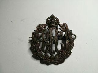 Ww1 1914 - 1918 Rfc Royal Flying Corps,  Officers Cap Badge Antique