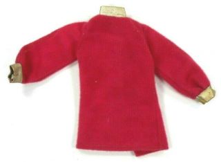 Barbie Vtg Fitting Red Mod Maddie Mini Dress 1970 