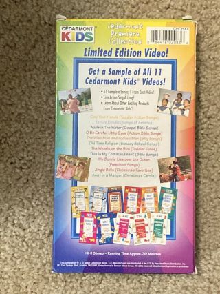“CEDERMONT KIDS”11 Music Videos For Kids VHS RARE VINTAGE SHIPS N 24 HOUR 2