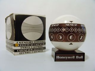 Rare Calendrier Perpétuel Vintage Honeywell Bull - 1970