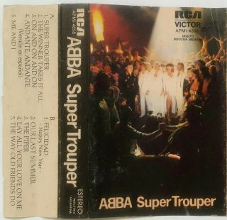 Abba - Trouper - Rare Argentina Cassette