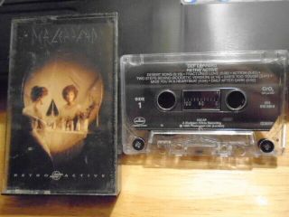 Rare Oop Def Leppard Cassette Tape Retro Active Rock 1993 B - Sides Hysteria 13trx