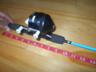 Rare Vintage Fishing Reel And Rod Zebco 202 Made In The Usa Collectable Lure Rod