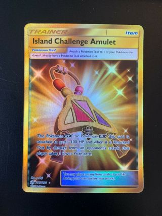 Pokemon Card Island Challenge Amulet 265/236 Cosmic Eclipse Secret Rare