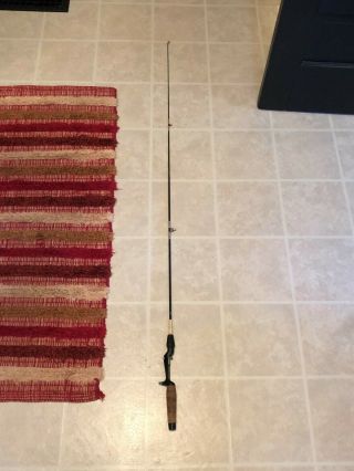 Vintage G Model 244 5 Ft.  1 Pc.  Fishing Rod Ready For The Lake :)
