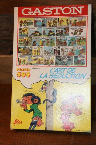 Rare Puzzle Gaston Lagaffe 1985 L 