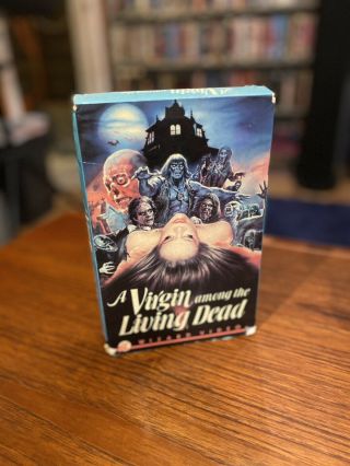 Virgin Among The Living Dead Rare Wizard Video Big Box Horror Vhs