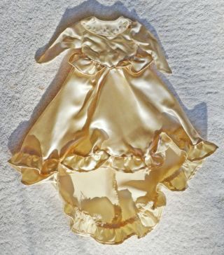 Vintage 1953 Effanbee Tintair Doll Handmade Clothes - - Wedding Dress