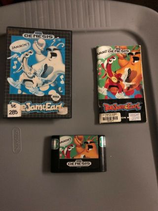 Toejam & Earl For The Sega Genesis Rare And Authentic And Case
