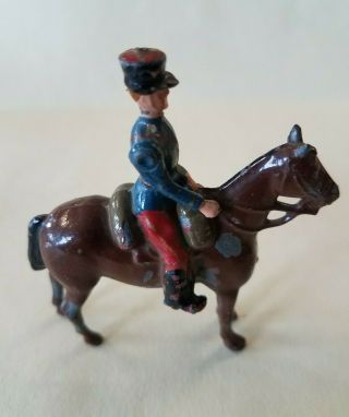 Antique Vintage Lead Toy Soldier On Horseback Britain Ltd.