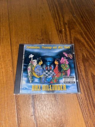 Daz Dillinger “retaliation,  Revenge And Get Back” 1998 Rare Cd