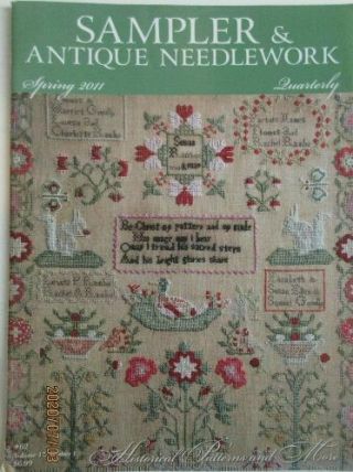 Sampler & Antique Needlework Quarterly - (sc,  Spring 2011)