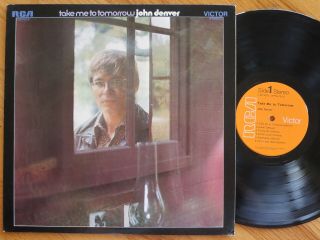 Rare Vintage Vinyl - John Denver - Take Me To Tomorrow - Rca Lsp - 4278 - Nm