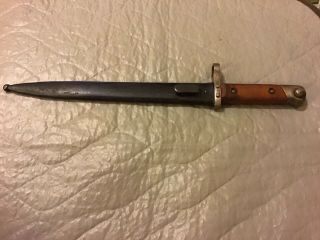 Vintage Ww2 Austrian Bayonet Rare Oe Wg