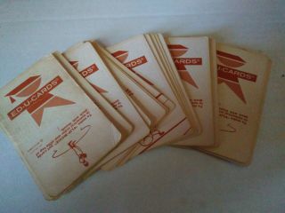 1950s Rare Vintage Baseball Ed - U - Cards Complete Set Of 36 Cards