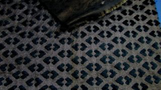 Ancien Coupon Tissus Soierie Et Velours Epoque Art Deco Antique Fabric 20