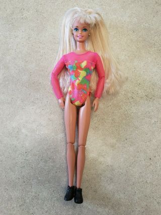 Vintage Mattel Barbie Gymnast Doll Poseable 1993