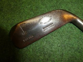 Playable Vintage Hickory Spence Bevel Nose Putter Antique Old Golf Memorabilia