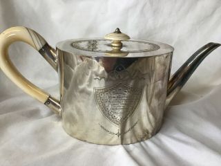 Vintage Mappin & Webb Silver Plate Teapot 71,  72 Cornhill London.