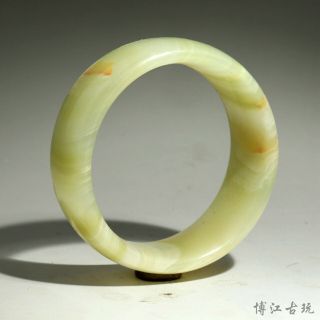 Collectable China Old Jade Hand - Carved Smooth Texture Delicate Unique Bracelet