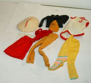 Estate Old Vintage American Character Tressy Mod Era Barbie Doll Clothes