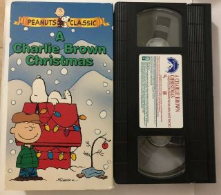 A Charlie Brown Christmas Vhs 1994 Video Tape Peanuts Classic Snoopy Vtg Rare