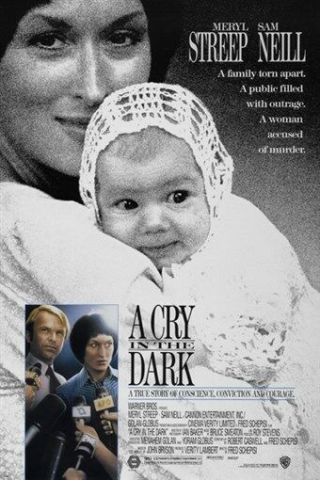 Meryl Streep Vintage Movie Poster A Cry In The Dark Family Drama 24x36 Rare