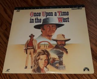 Once Upon The Time In The West - Laserdisc Vintage Very Rare Laser Disc Movie