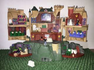 Rare Mattel Harry Potter Hogwarts Castle Playset With Figures