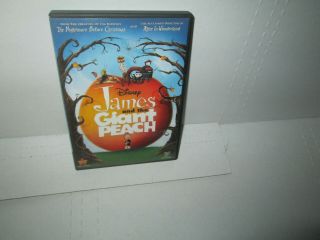 Disney James And The Giant Peach Rare Family Animation Claymation Dvd Tim Burton