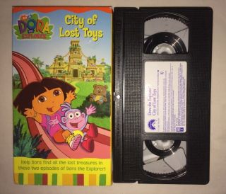 Dora The Explorer - City Of Lost Toys (vhs,  2003) Nick Jr Nickelodeon Rare